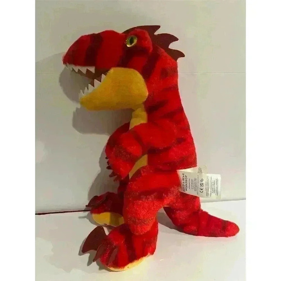 Build-A-Bear Red Raptor Dinosaur Plush 16" Stuffed Animal Toy - Picture 2 of 9